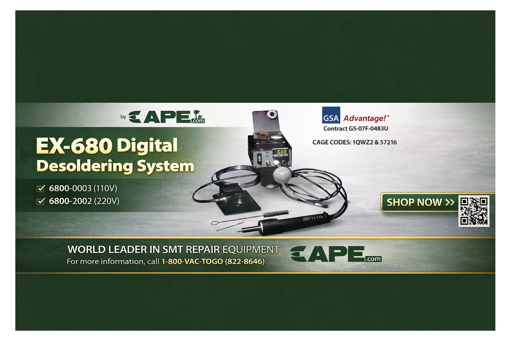 EX-680 Digital desoldering system